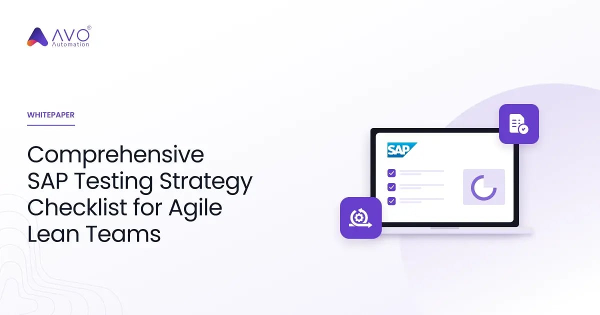 Comprehensive SAP Testing Strategy Checklist for Agile Lean Teams