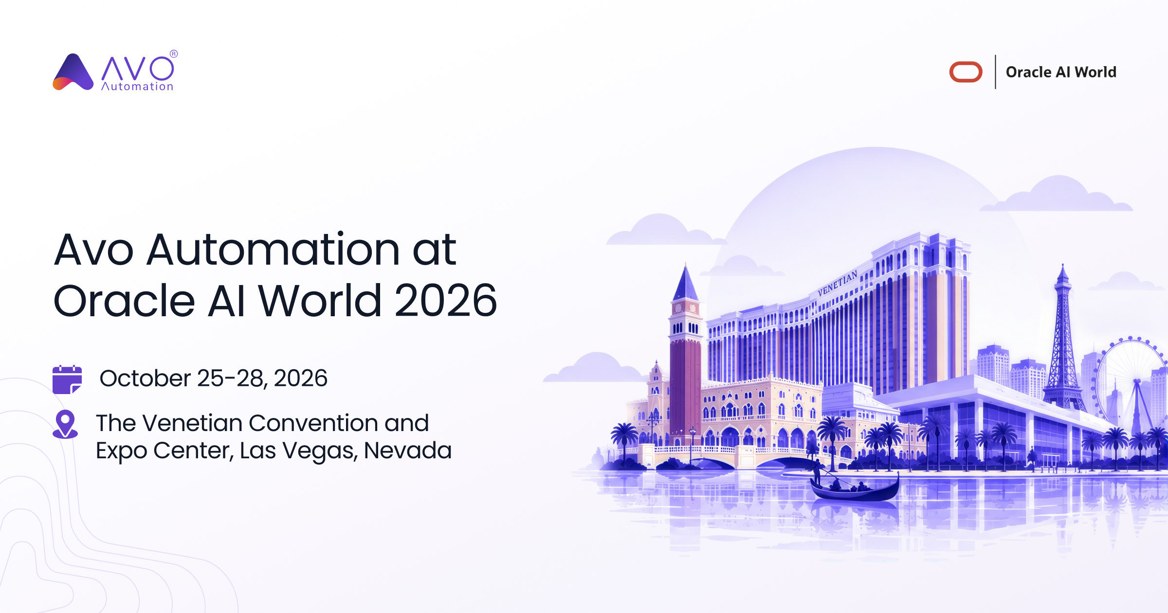 Avo Automation | Meet us at the Oracle AI World 2026