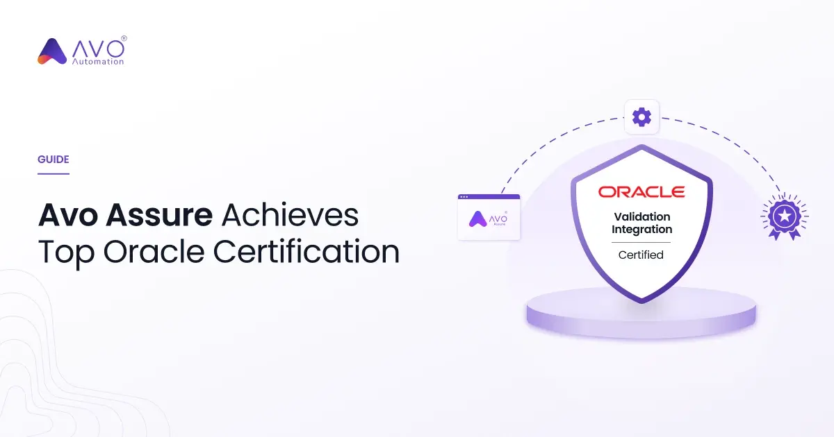 Avo Assure Achieves Top Oracle Certification