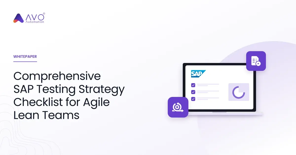 Comprehensive SAP Testing Strategy Checklist for Agile Lean Teams
