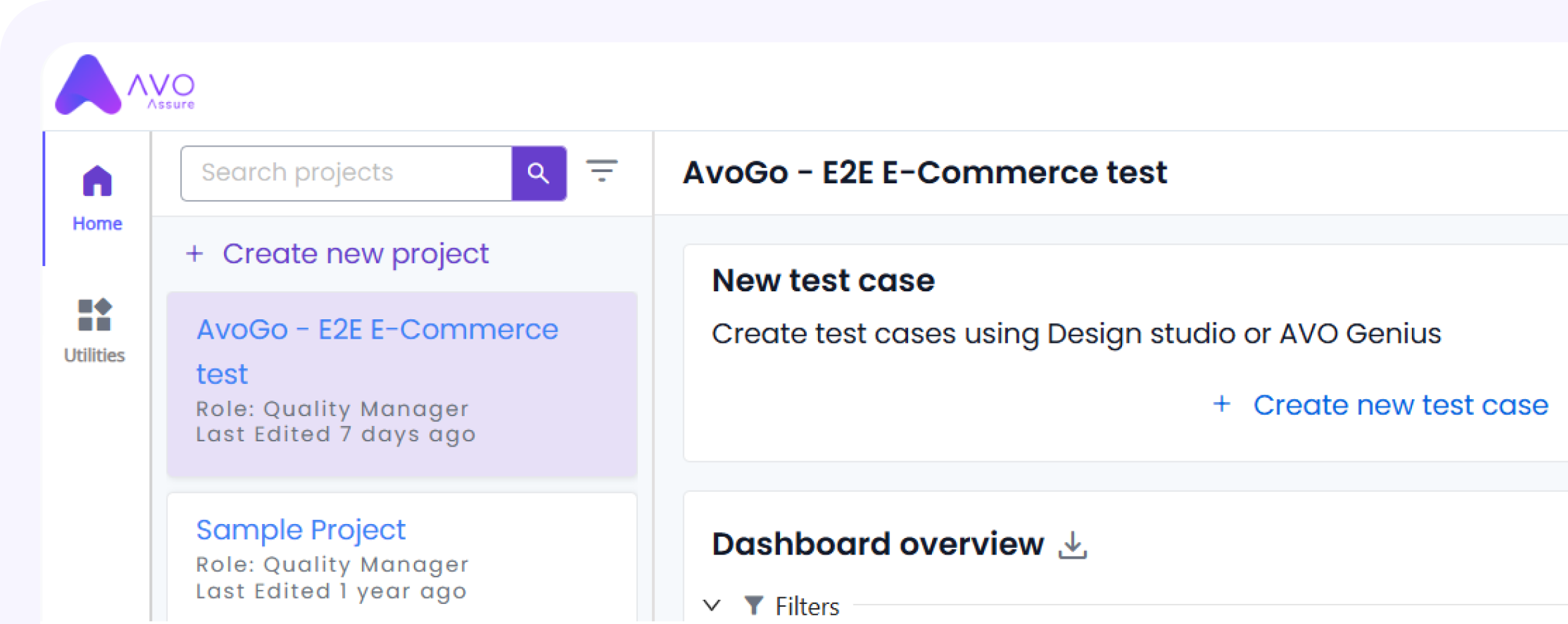 Screenshot of Avo Assure Automation Test Cases